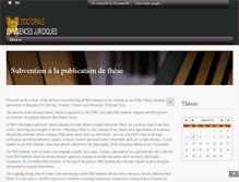 Tablet Screenshot of ecoledoctorale-droit.be
